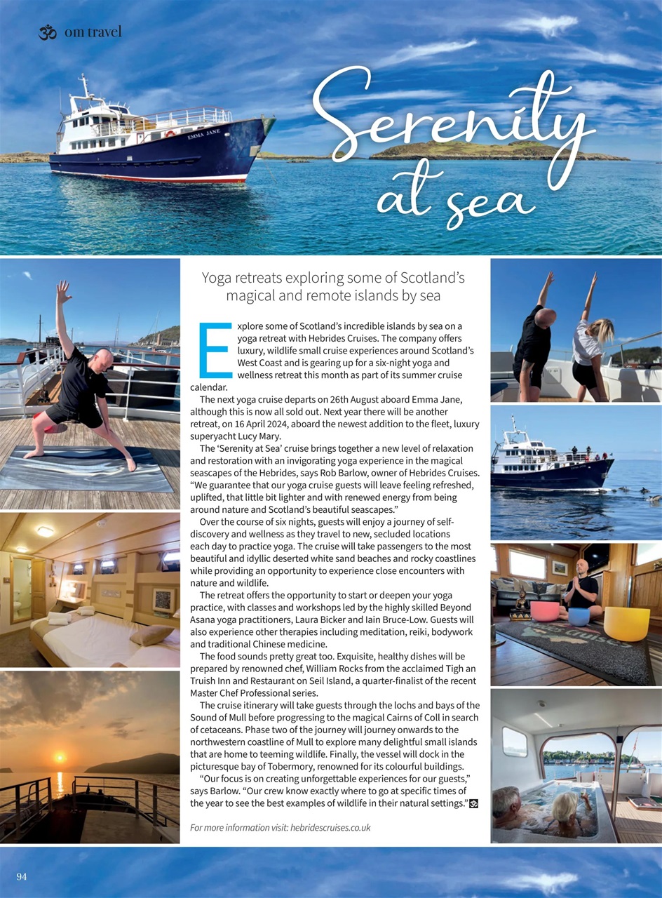 OM Yoga Magazine Preview Pages