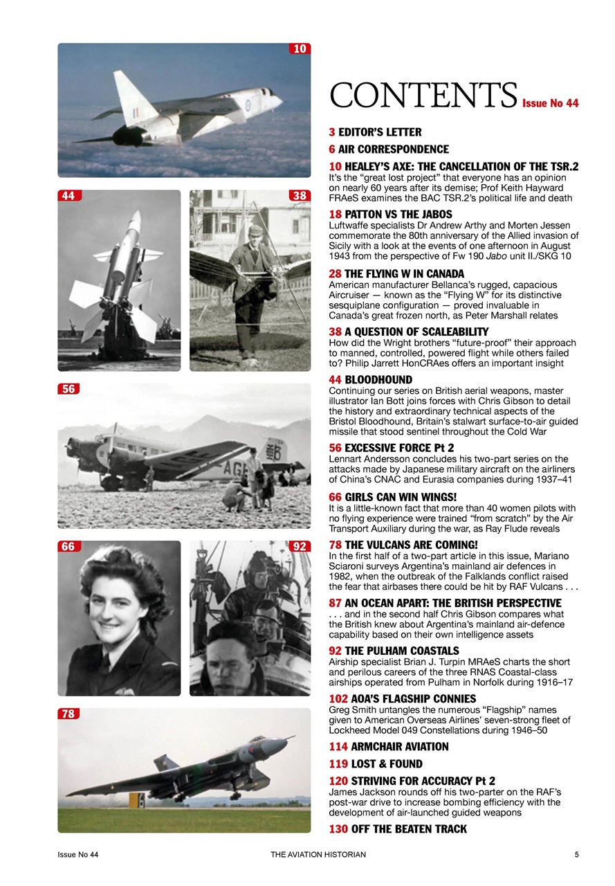 The Aviation Historian Magazine Preview Pages