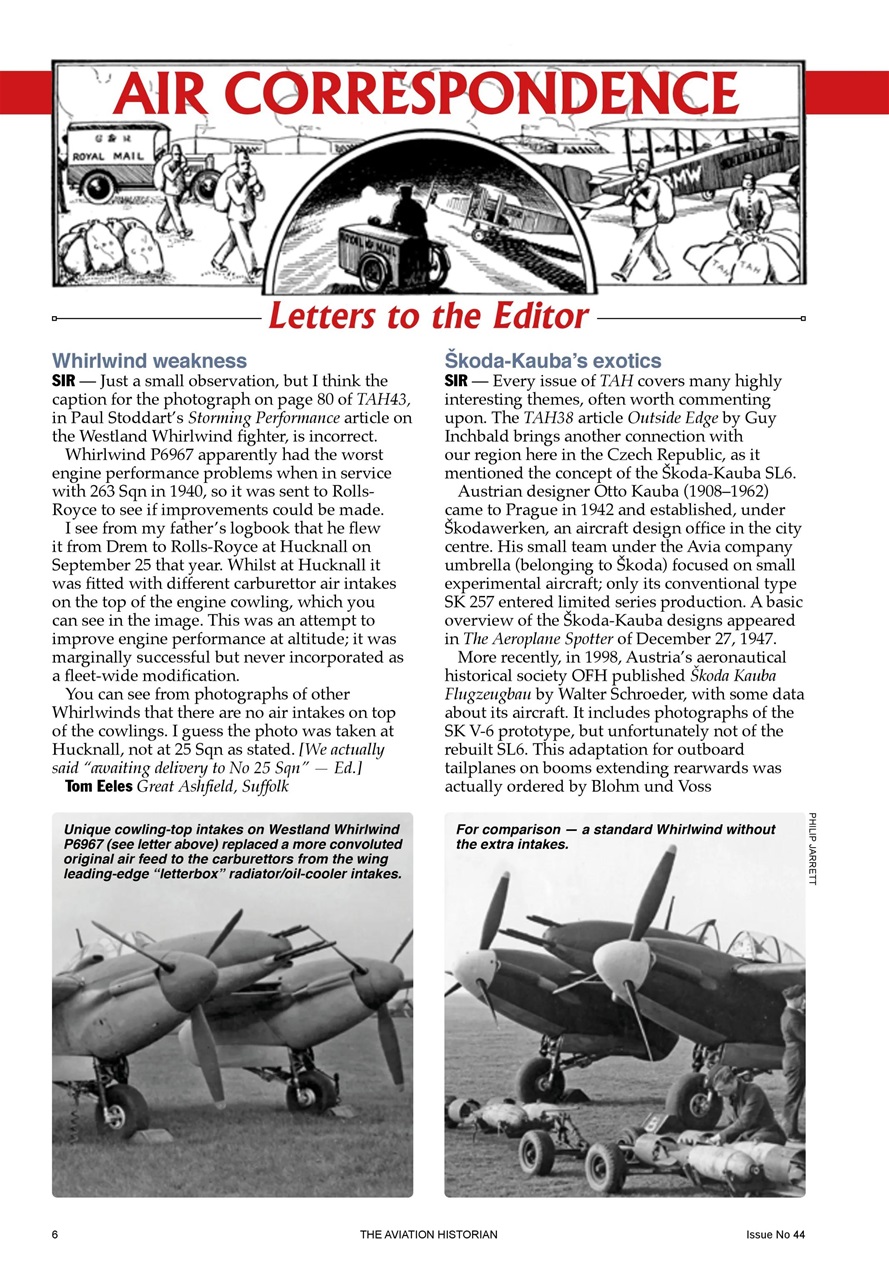 The Aviation Historian Magazine Preview Pages
