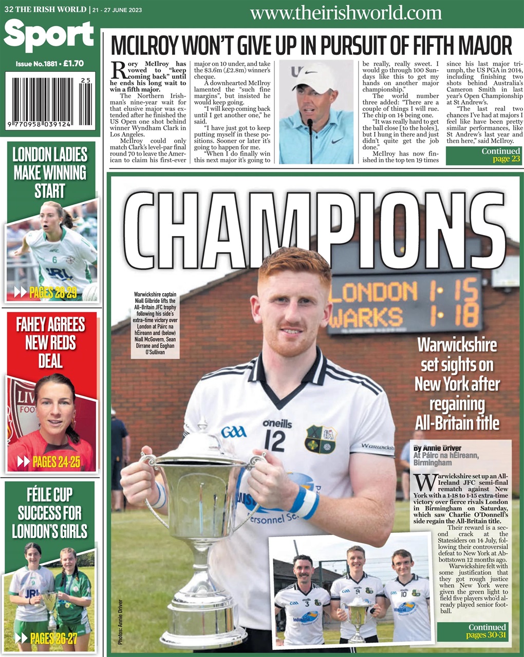 Irish World Preview Pages