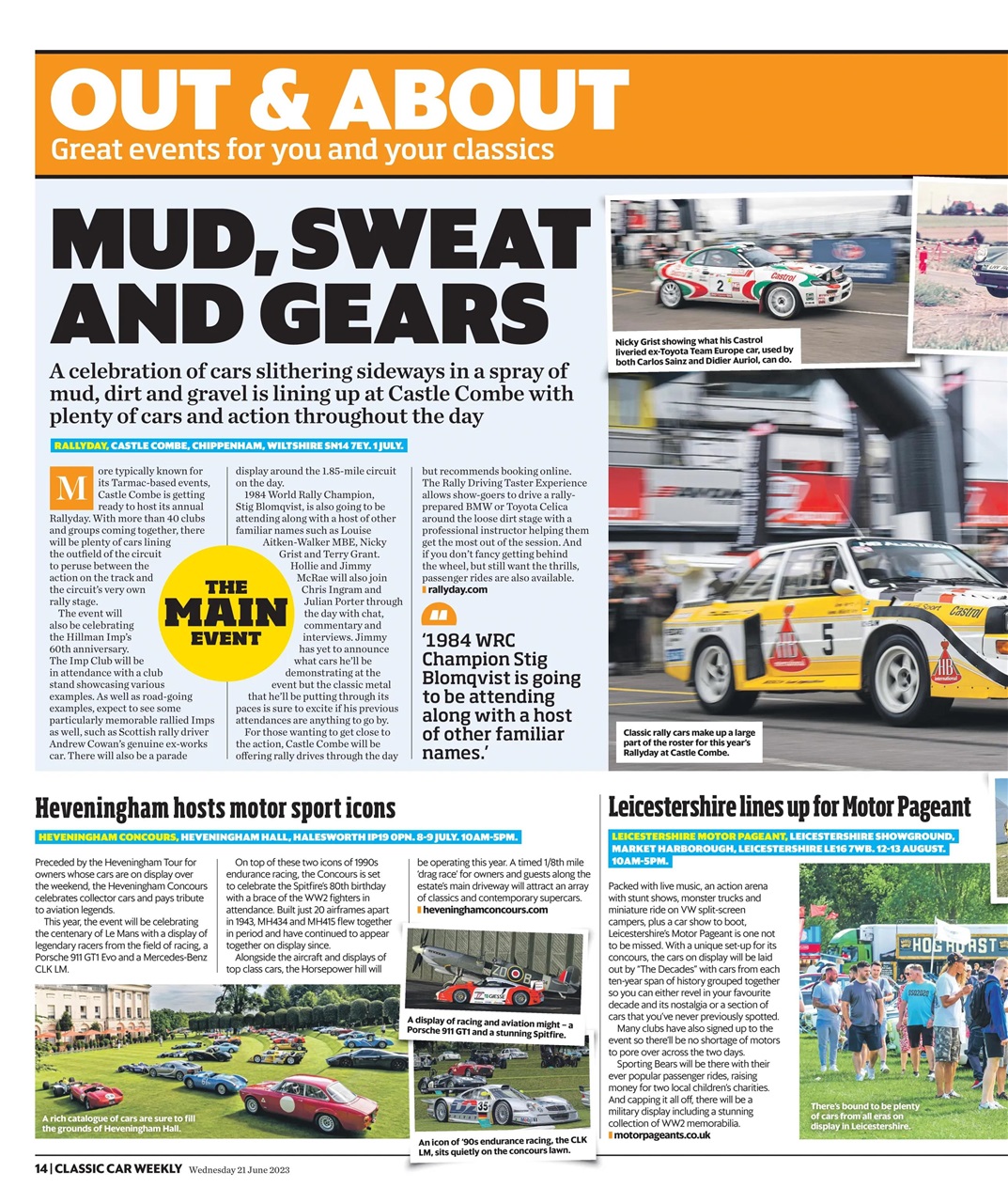 Classic Car Weekly Preview Pages