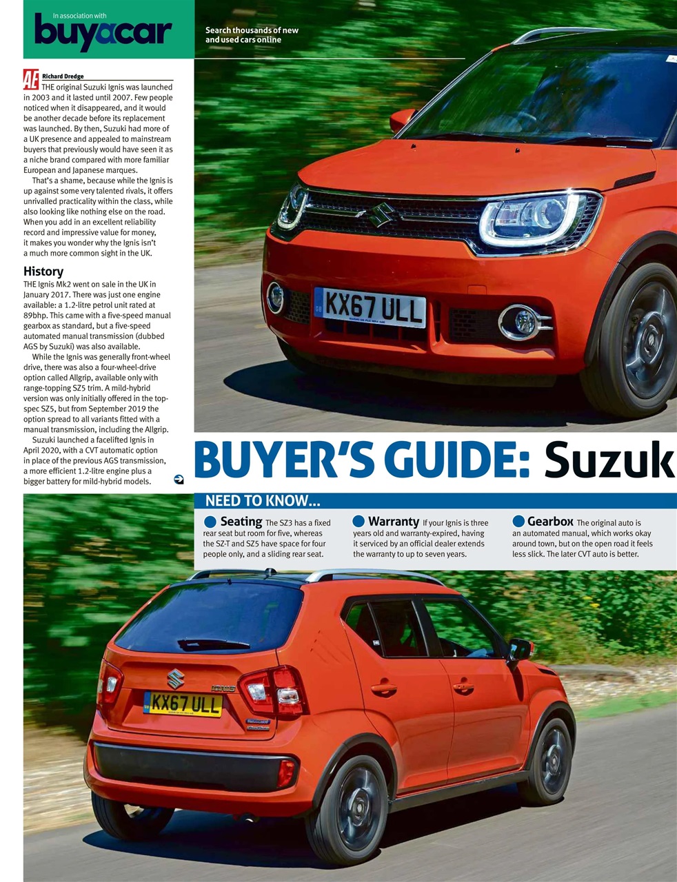 Auto Express Preview Pages
