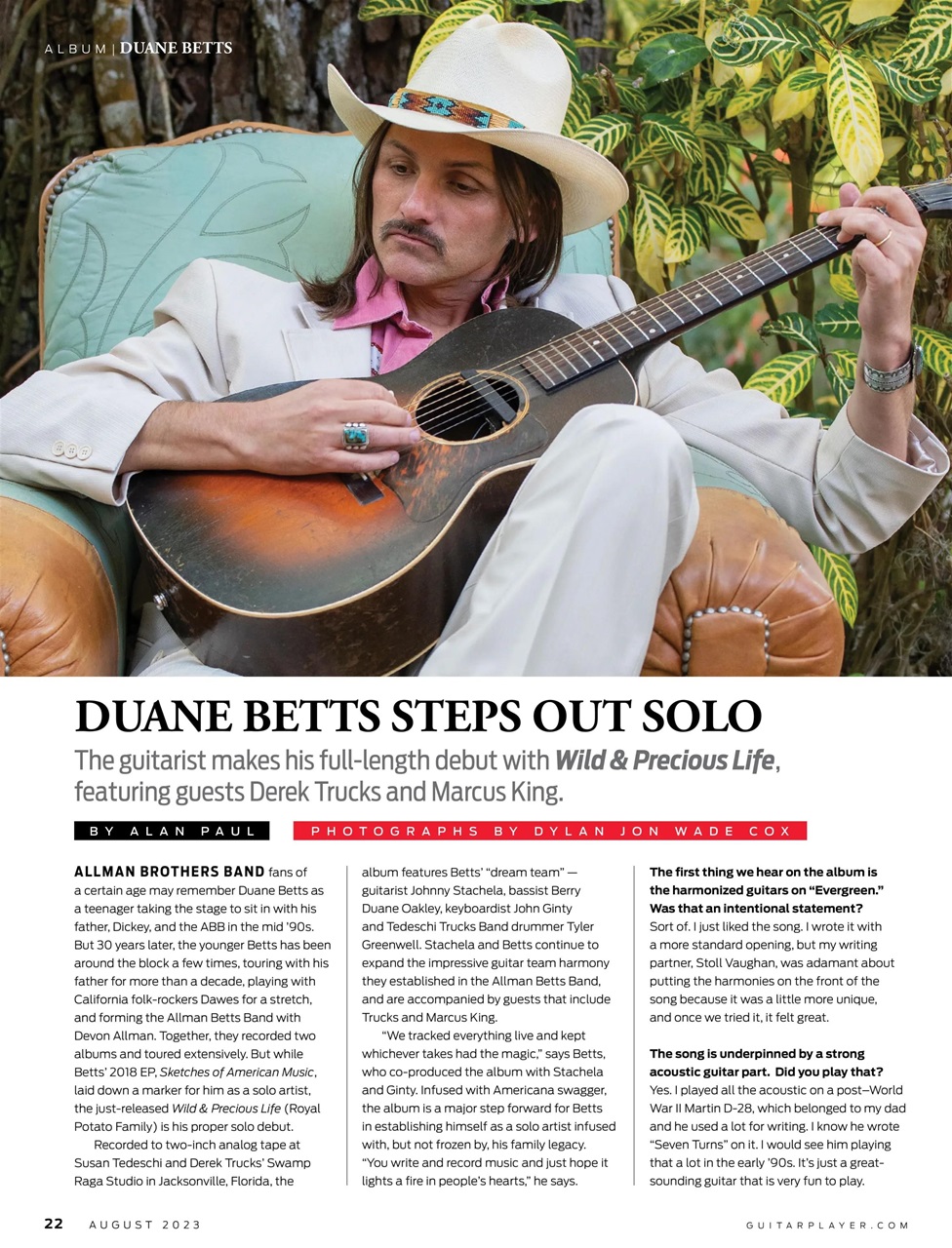 Guitar Player Preview Pages