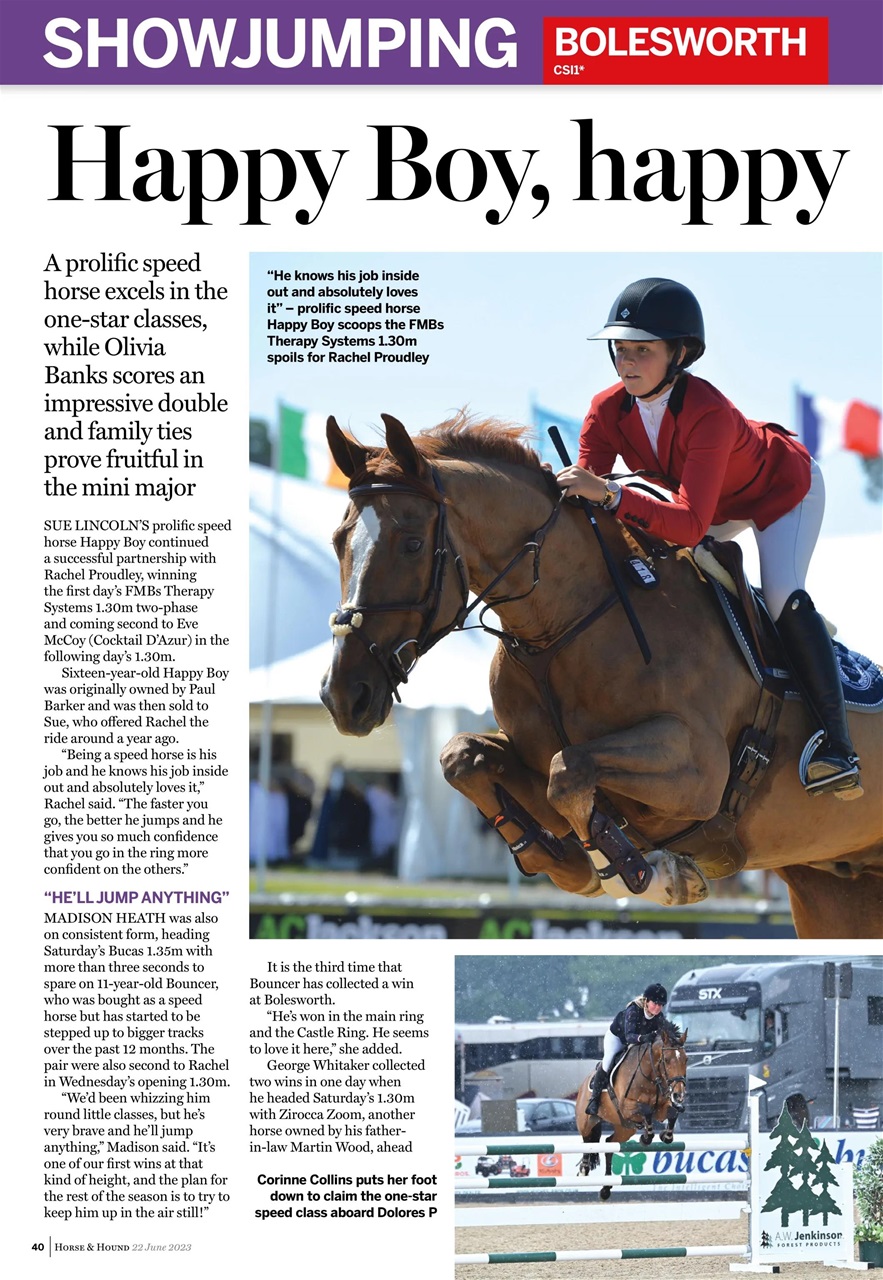 Horse & Hound Preview Pages