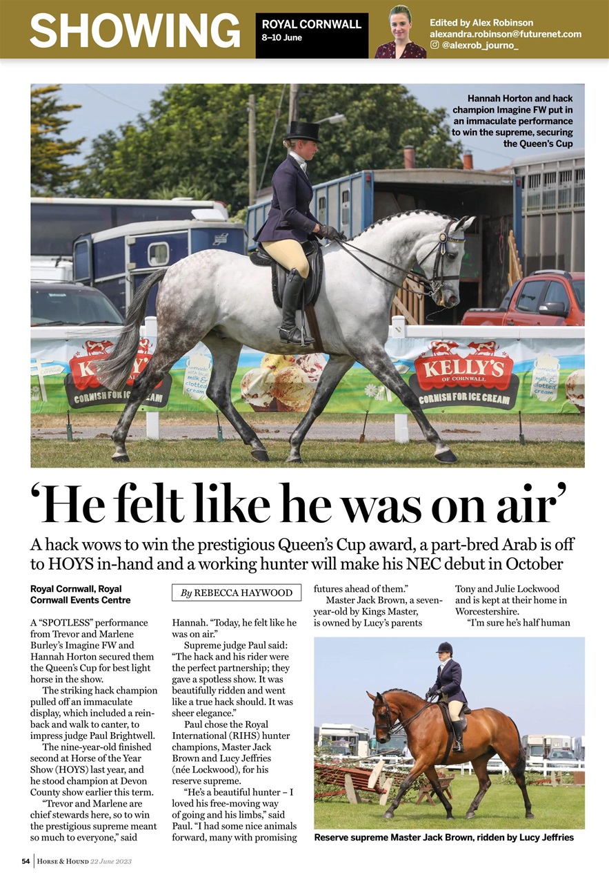Horse & Hound Preview Pages