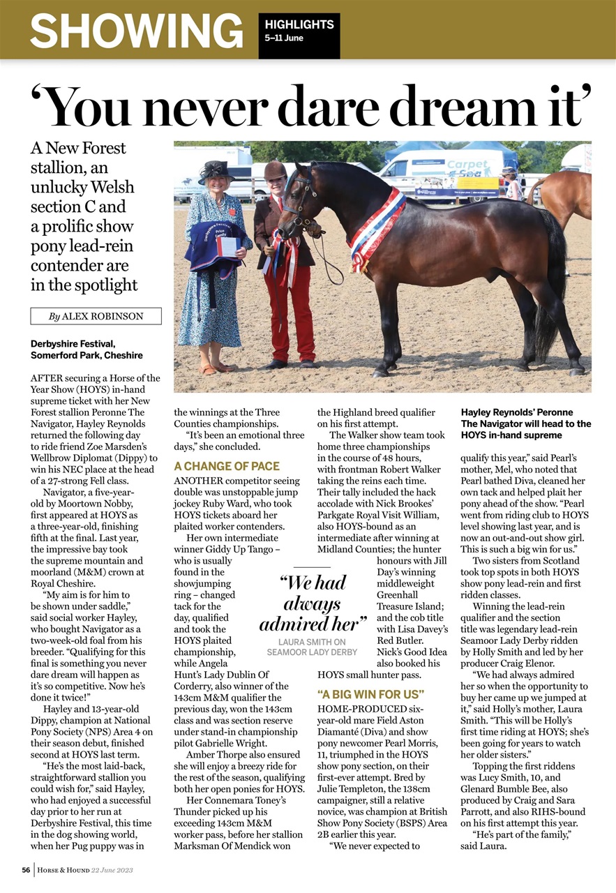 Horse & Hound Preview Pages