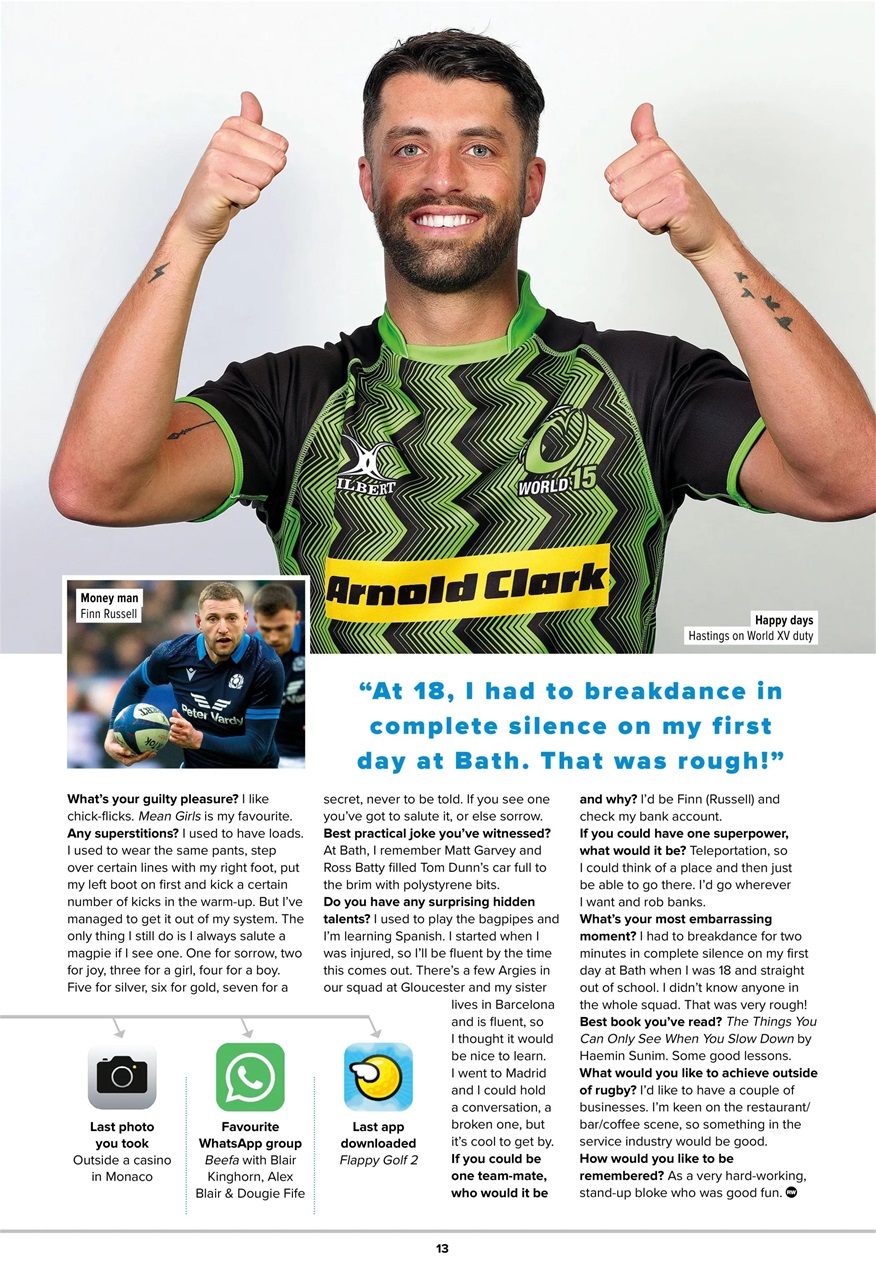 Rugby World Preview Pages