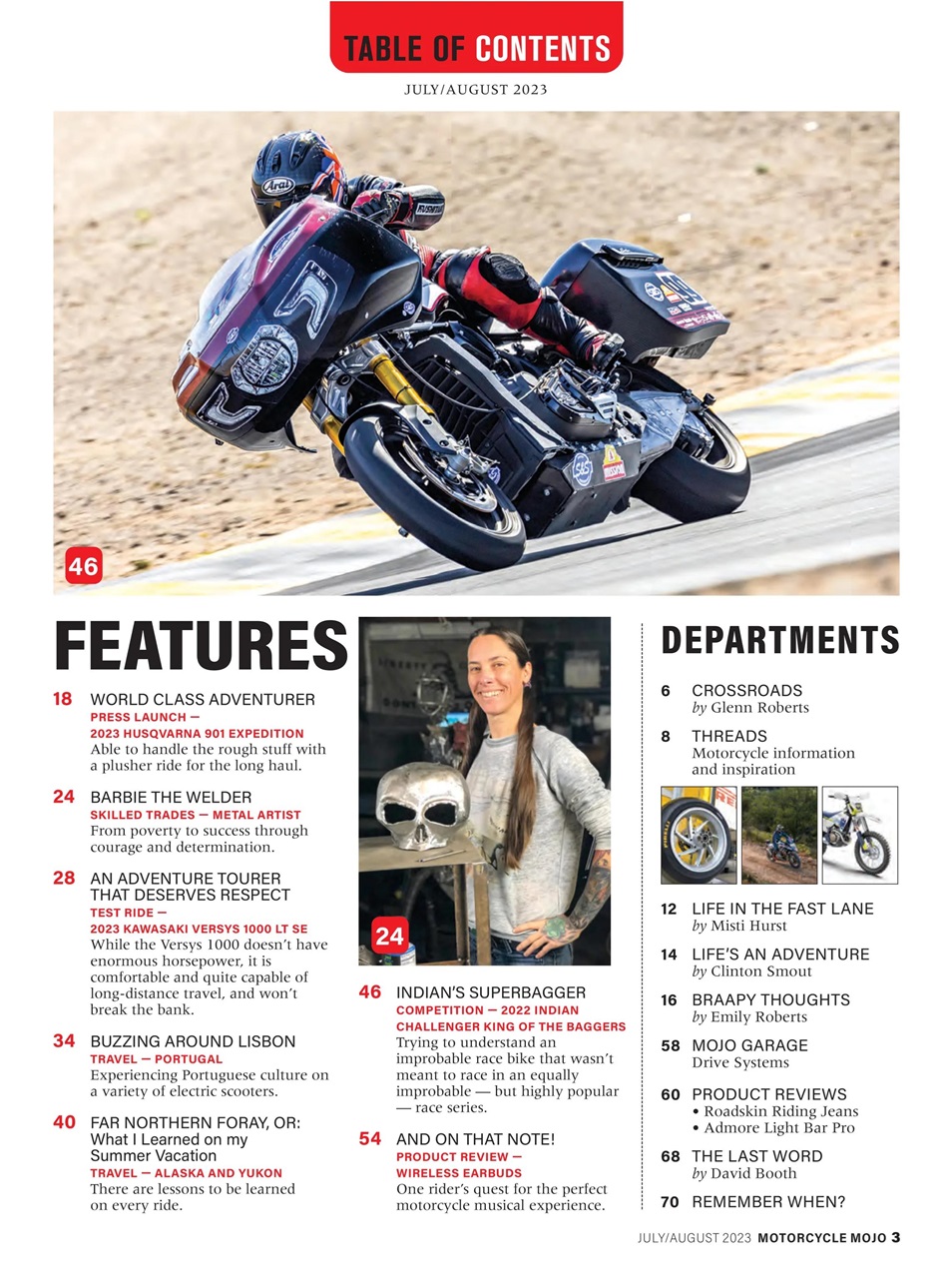 Motorcycle Mojo Preview Pages