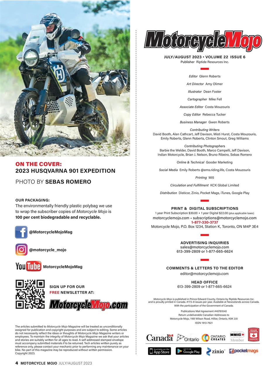 Motorcycle Mojo Preview Pages