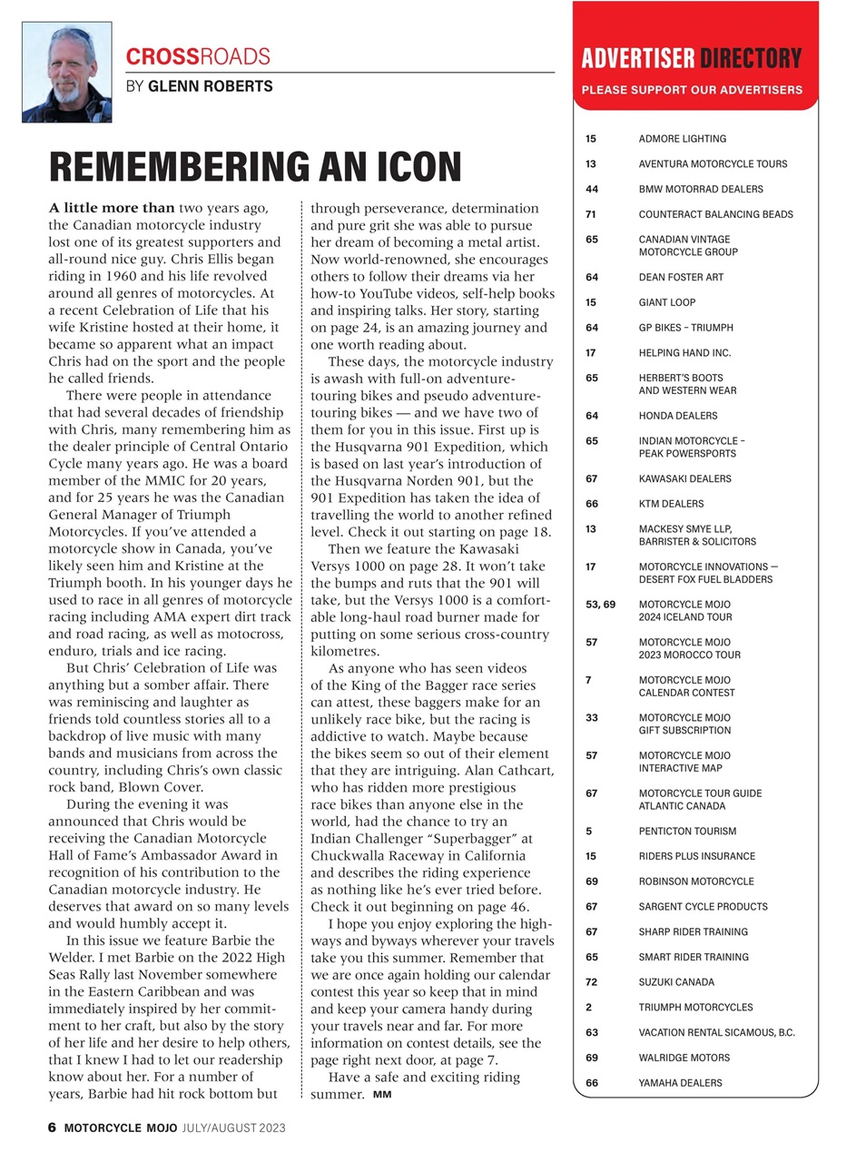 Motorcycle Mojo Preview Pages