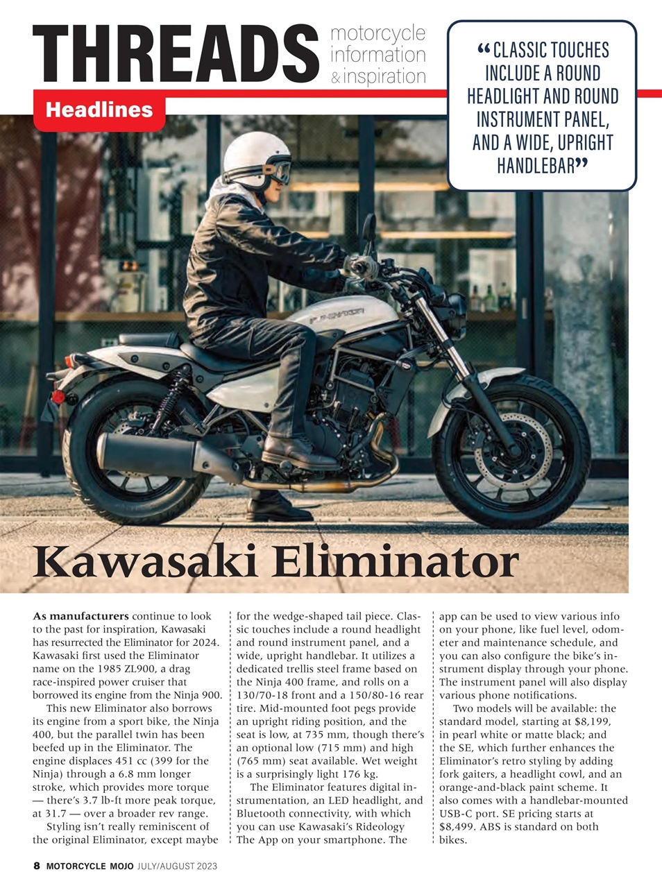 Motorcycle Mojo Preview Pages