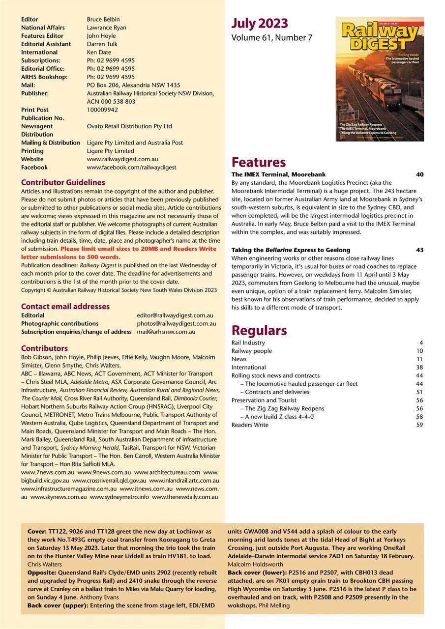 Railway Digest Preview Pages