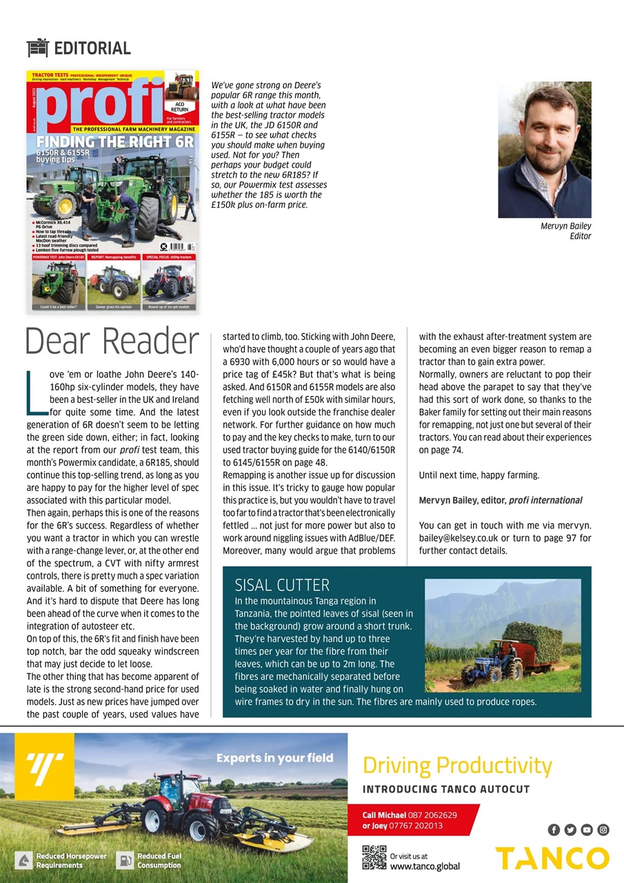 Profi International Preview Pages