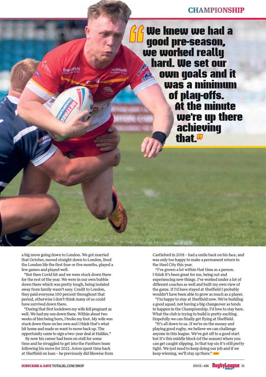 Rugby League World Preview Pages