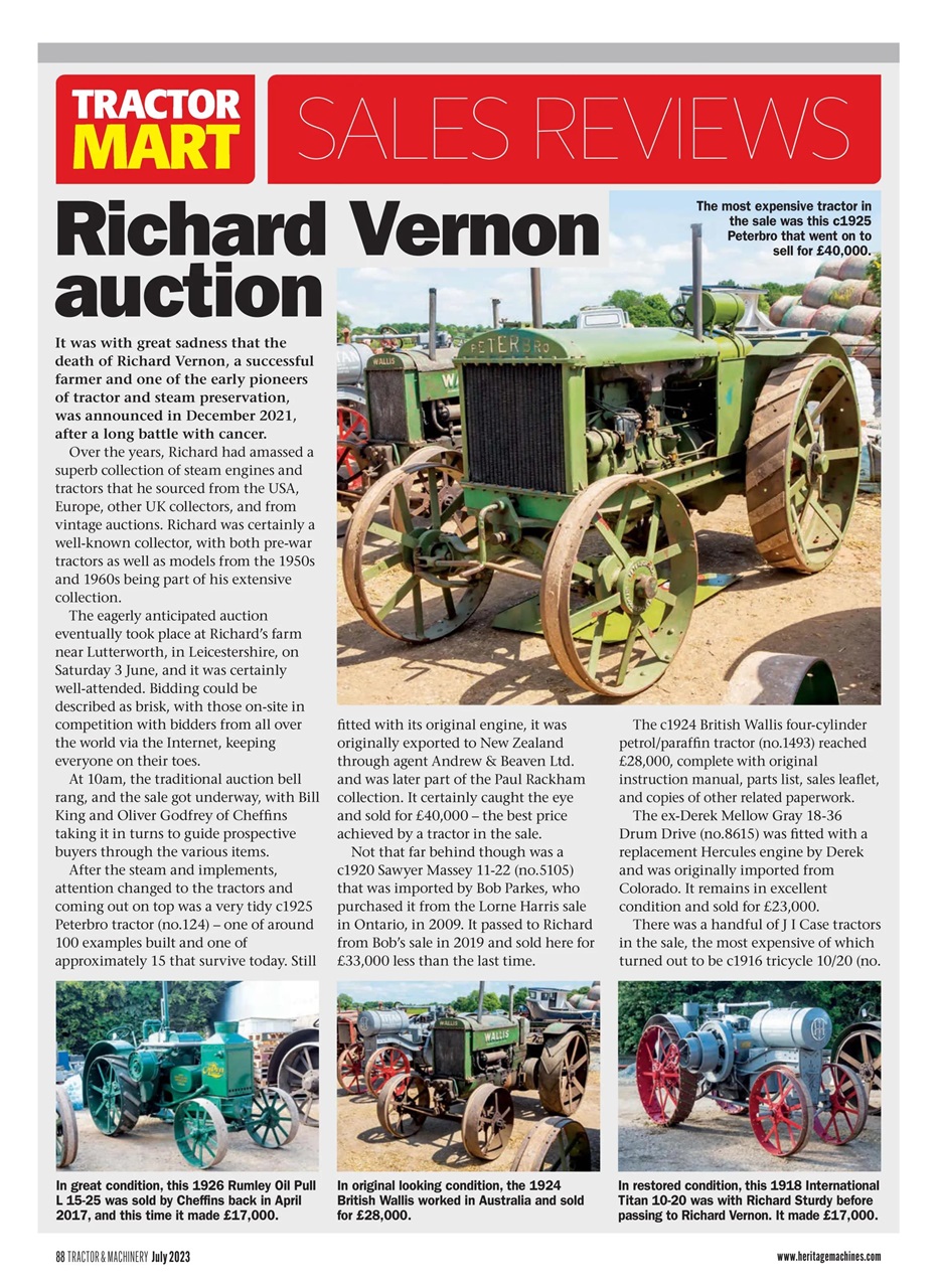 Tractor & Machinery Preview Pages
