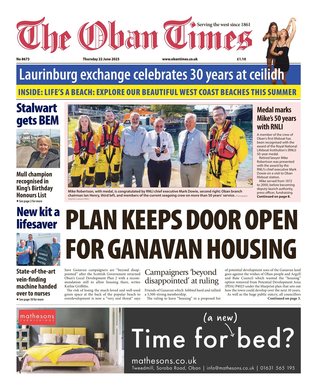 The Oban Times & Lochaber Times Preview Pages