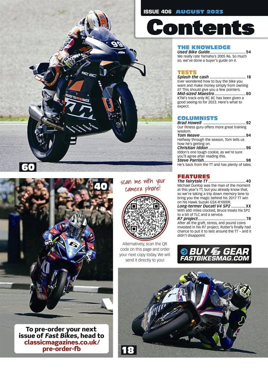 Fast Bikes Preview Pages