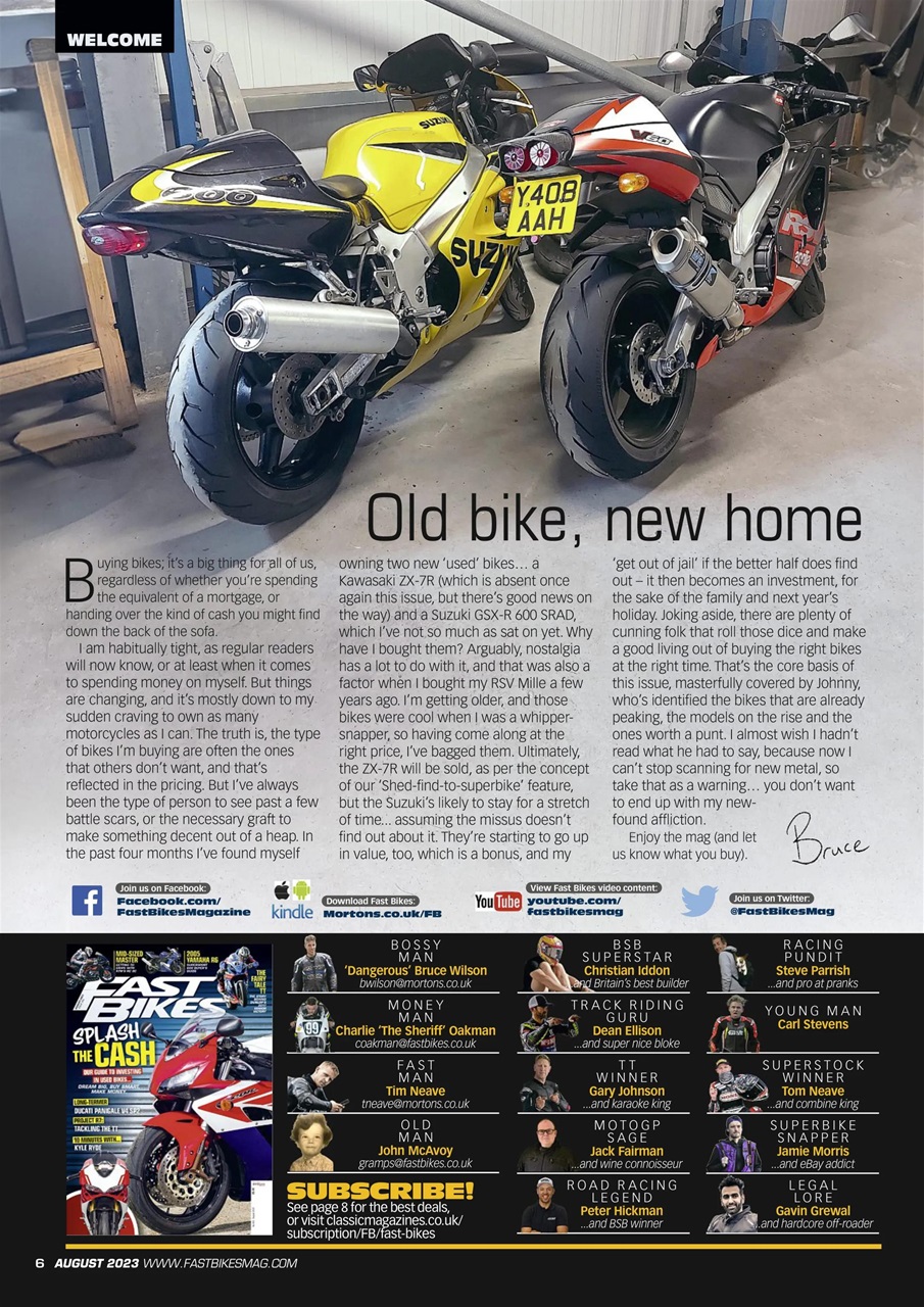 Fast Bikes Preview Pages