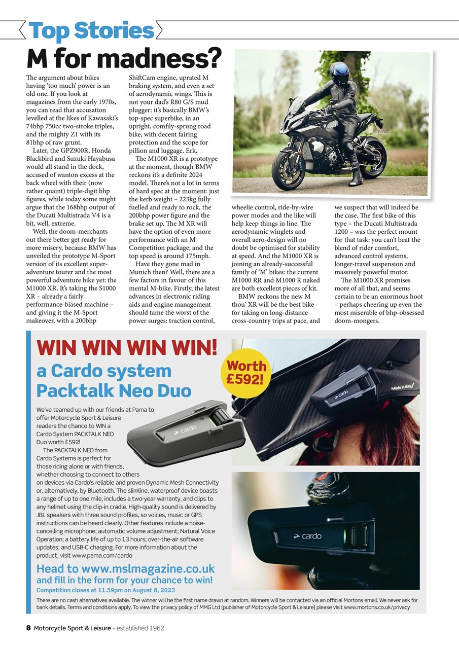 Motorcycle Sport & Leisure Preview Pages