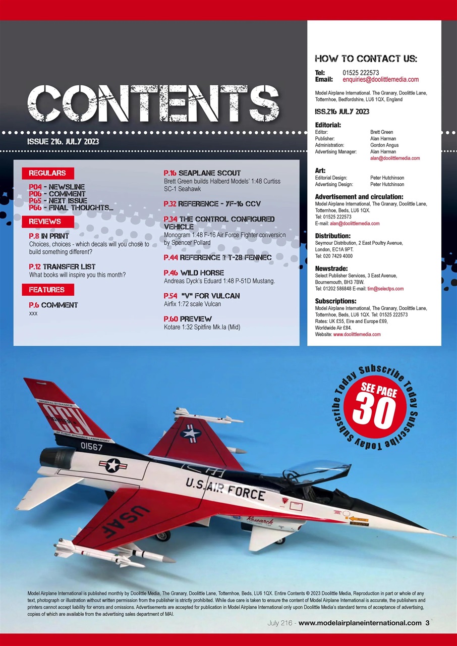 Model Airplane International Preview Pages