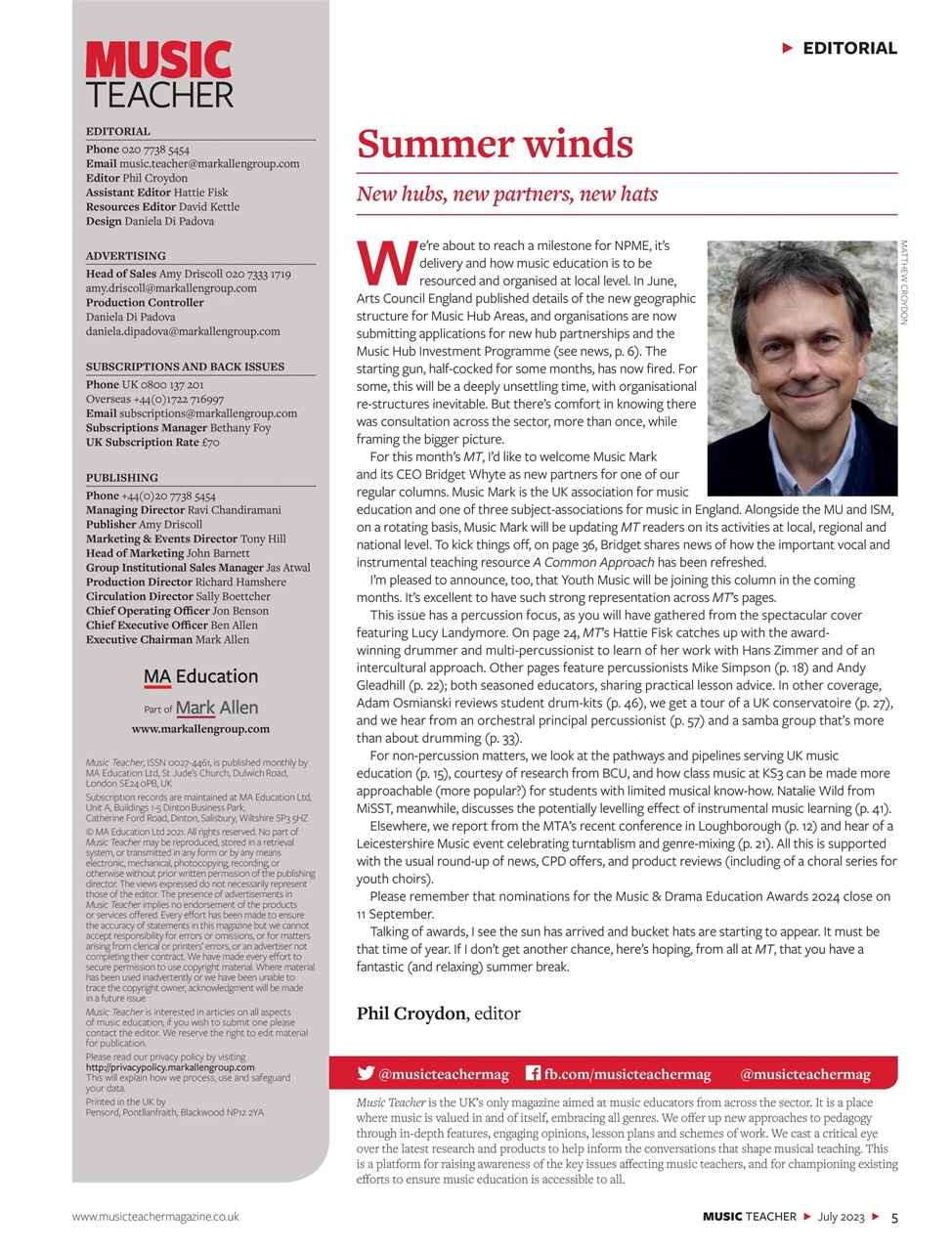 Music Teacher Preview Pages