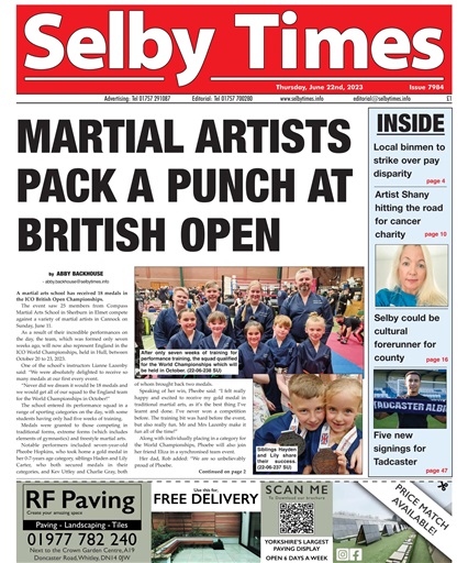 Selby Times issue 