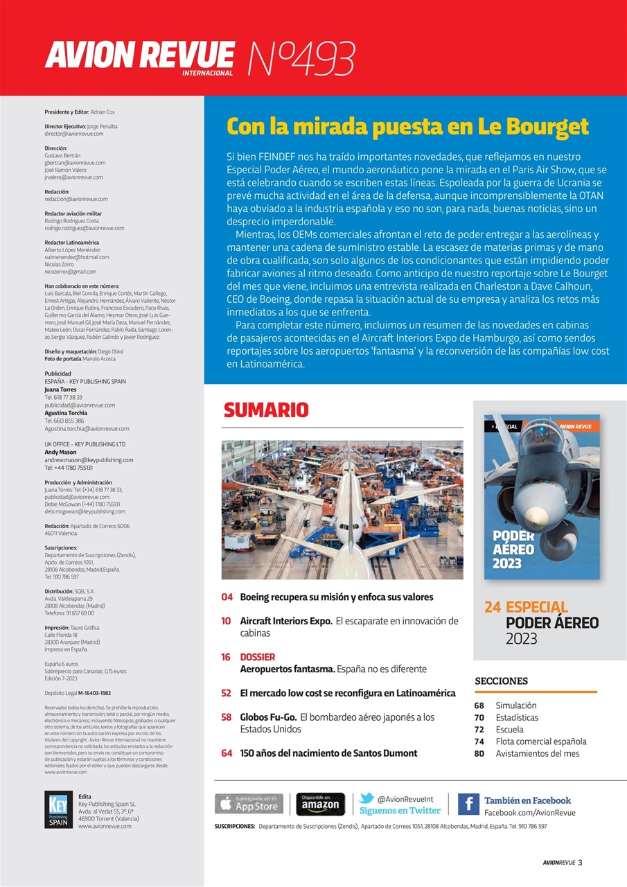 Avion Revue Internacional Preview Pages