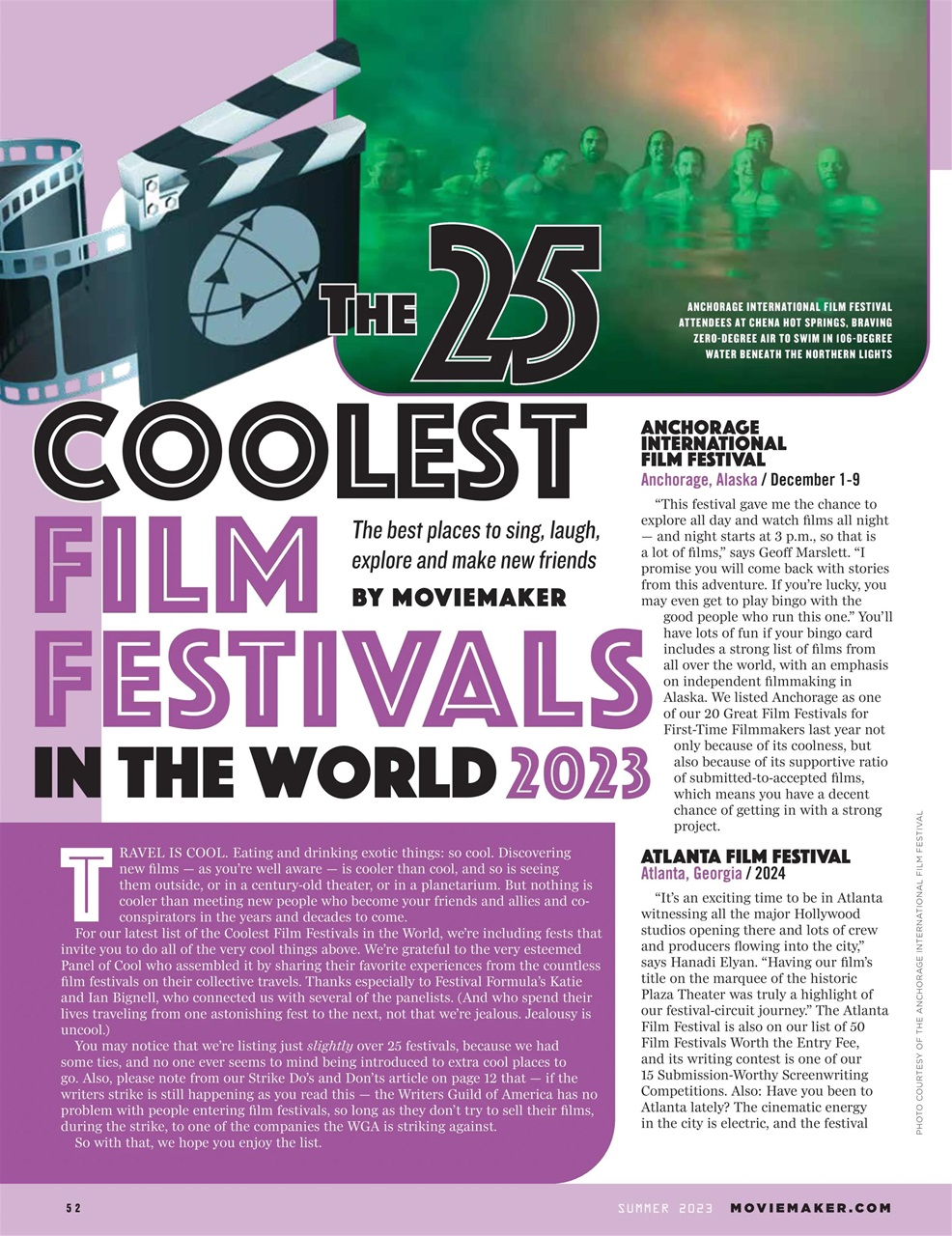 MovieMaker Magazine Preview Pages
