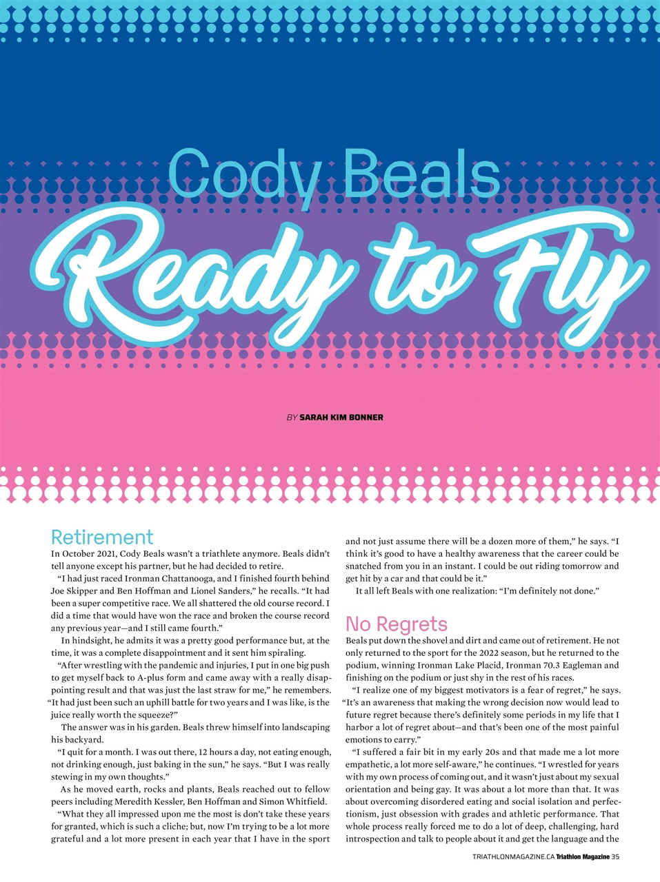 Triathlon Magazine Canada Preview Pages