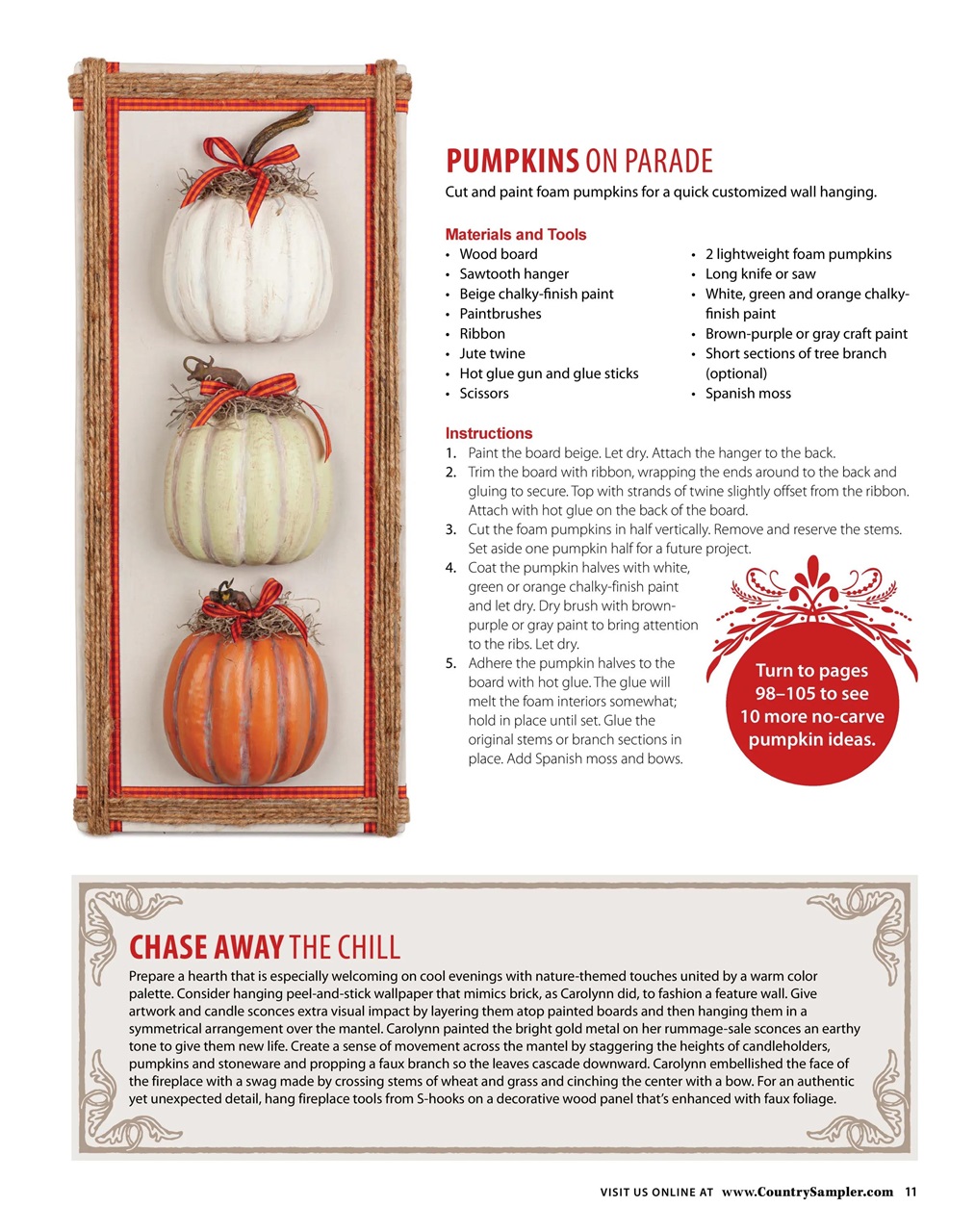 Country Sampler Preview Pages