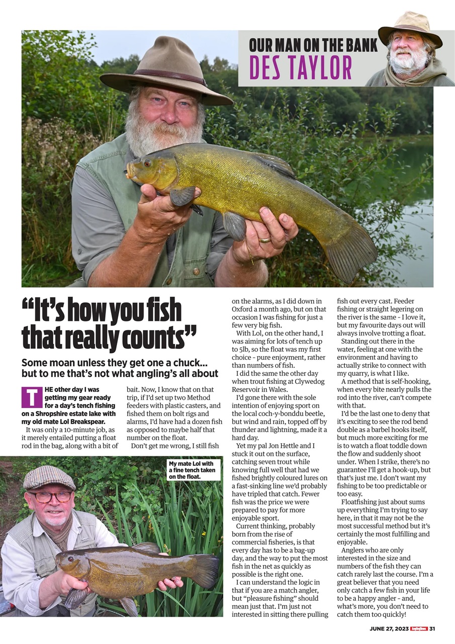 Angling Times Preview Pages
