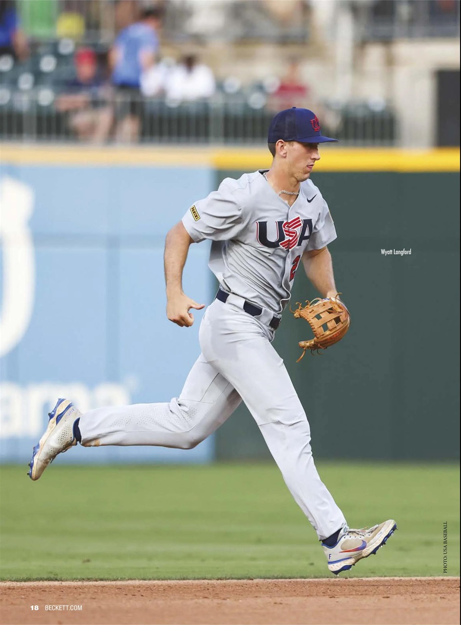 Beckett Baseball Magazine Preview Pages