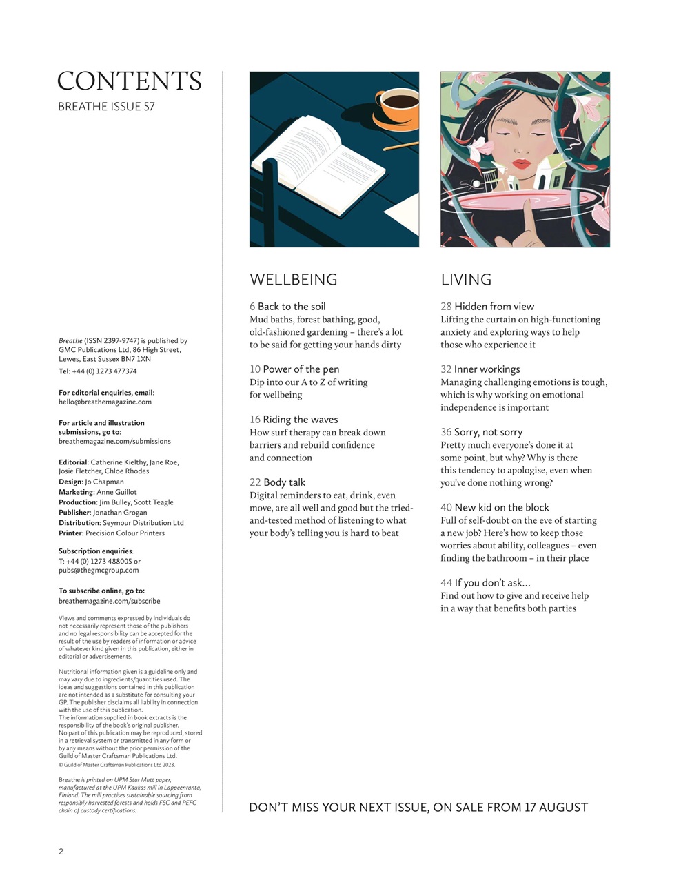 Breathe Preview Pages