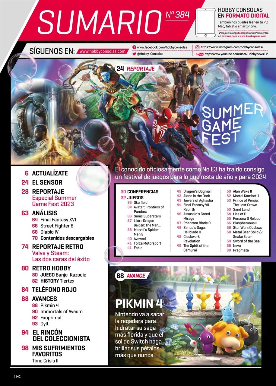 Hobby Consolas Preview Pages