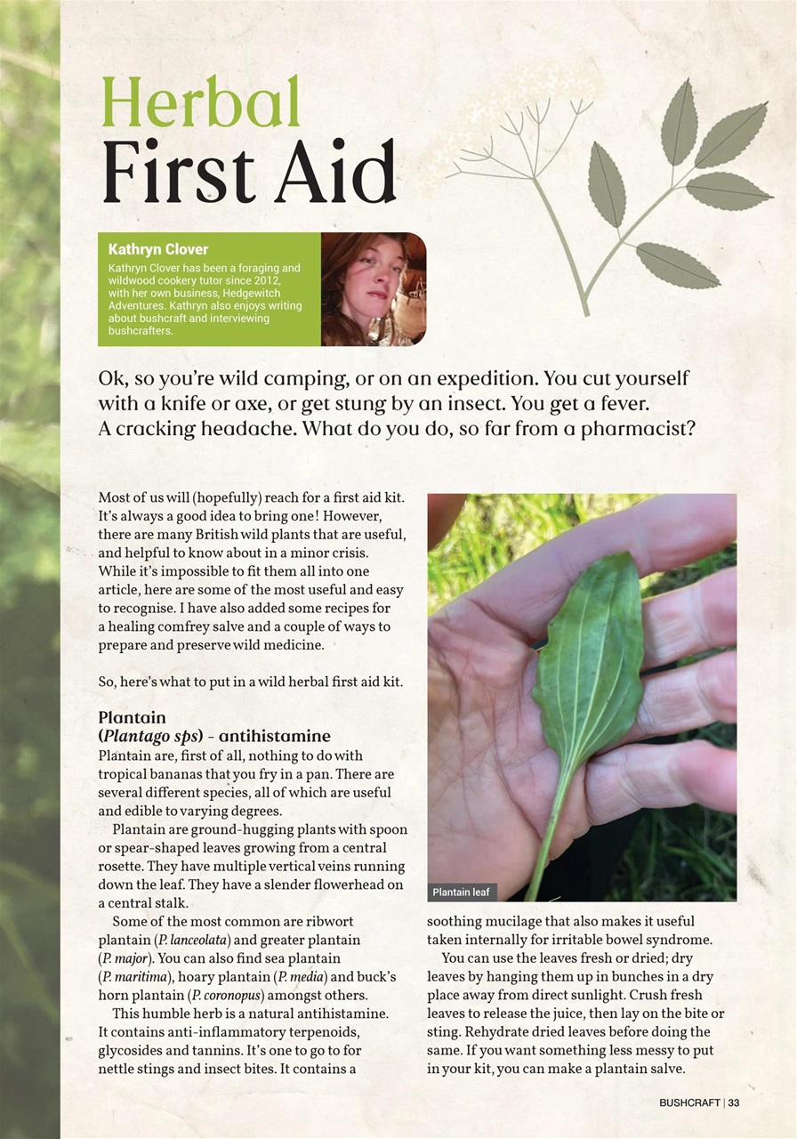 Bushcraft & Survival Skills Magazine Preview Pages