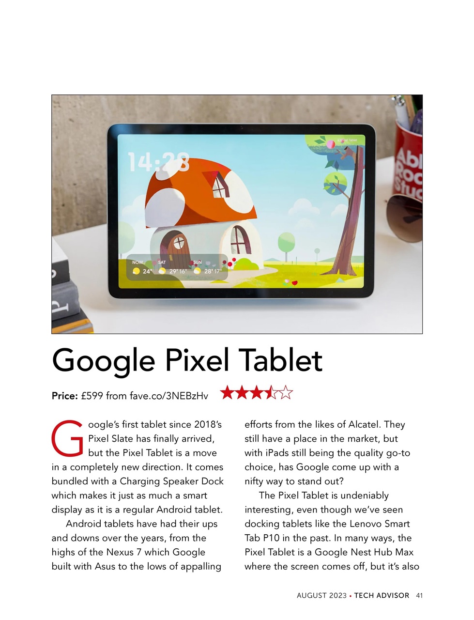 Tech Advisor Preview Pages