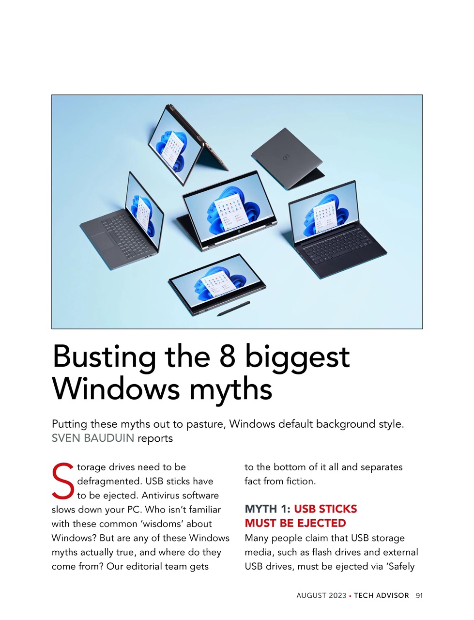 Tech Advisor Preview Pages