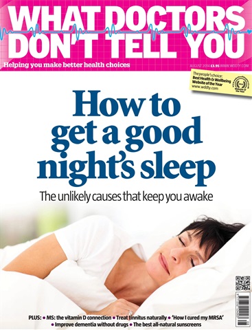 What Doctors Don't Tell You issue August 2014