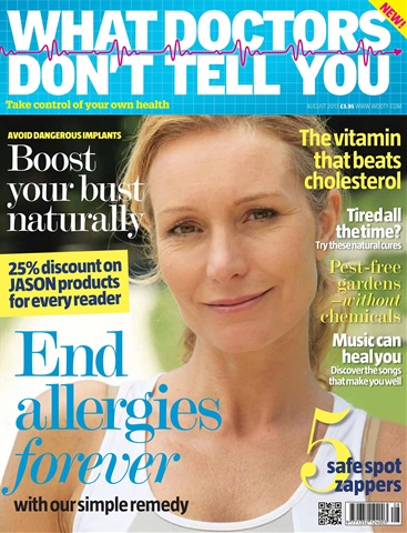 What Doctors Don't Tell You issue August 2013