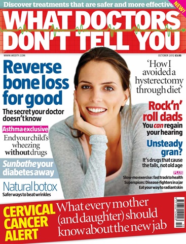 What Doctors Don't Tell You issue October 2012