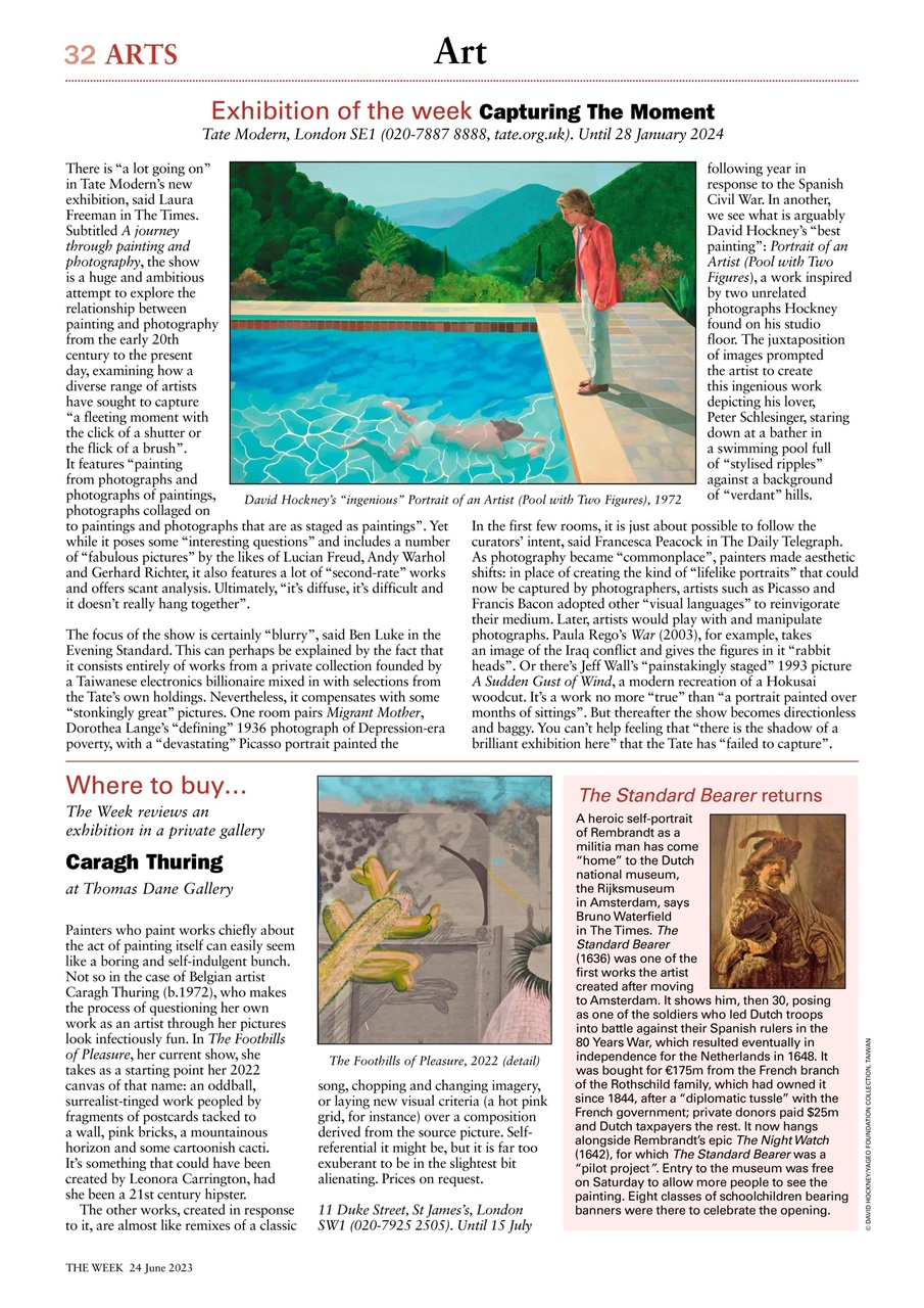 The Week Preview Pages