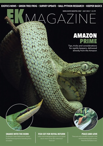 Exotics Keeper issue July 2023