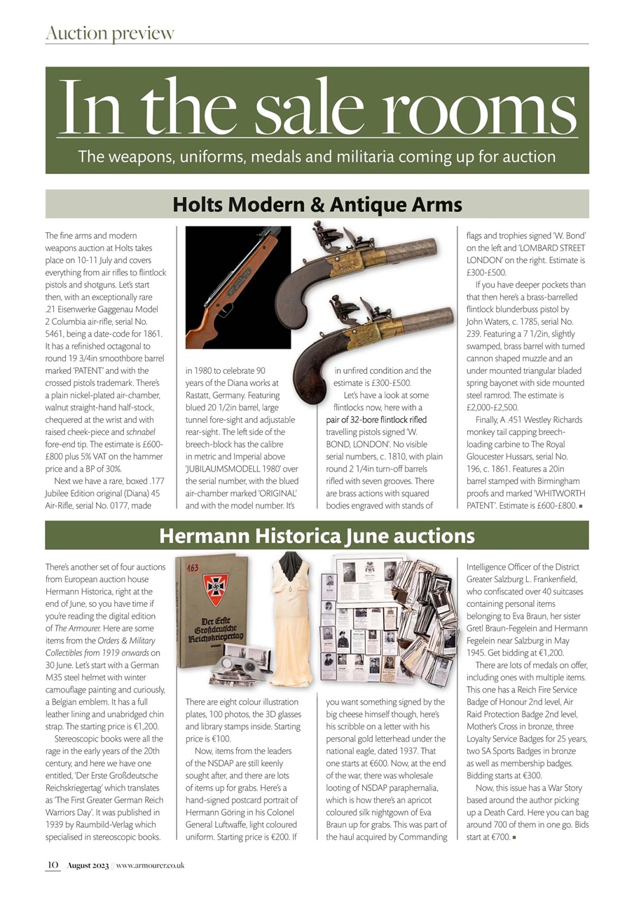 The Armourer Preview Pages