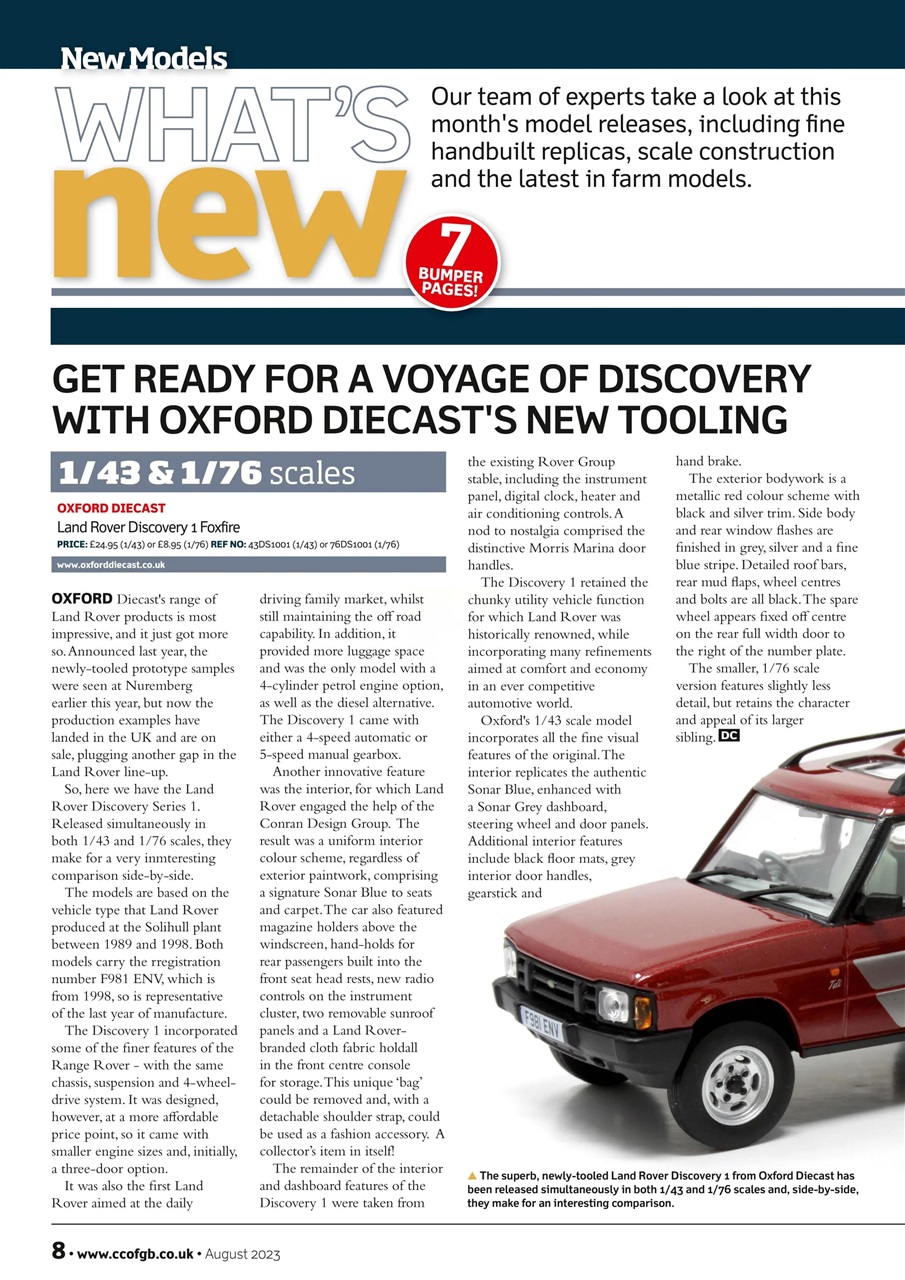 Diecast Collector Preview Pages