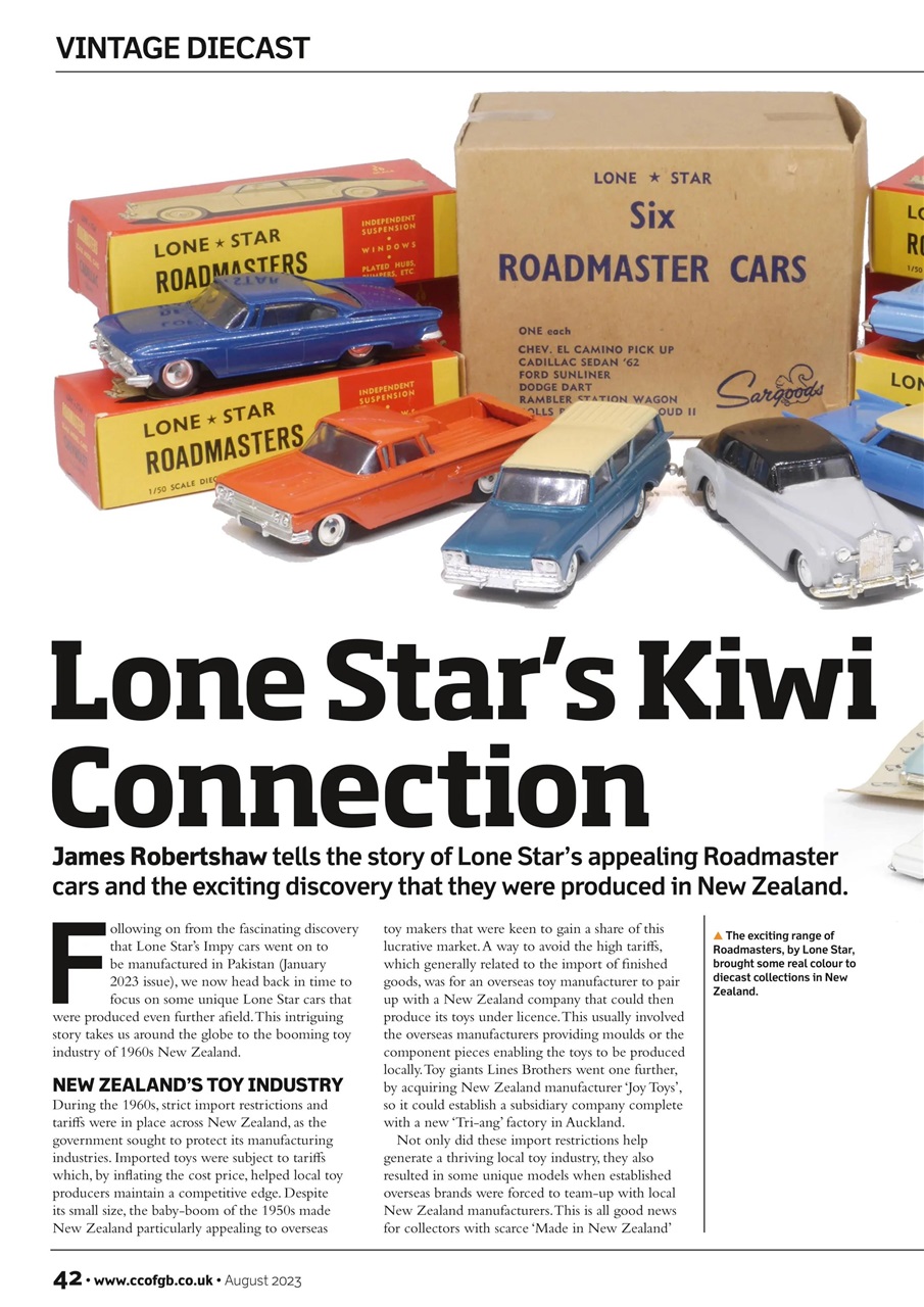 Diecast Collector Preview Pages