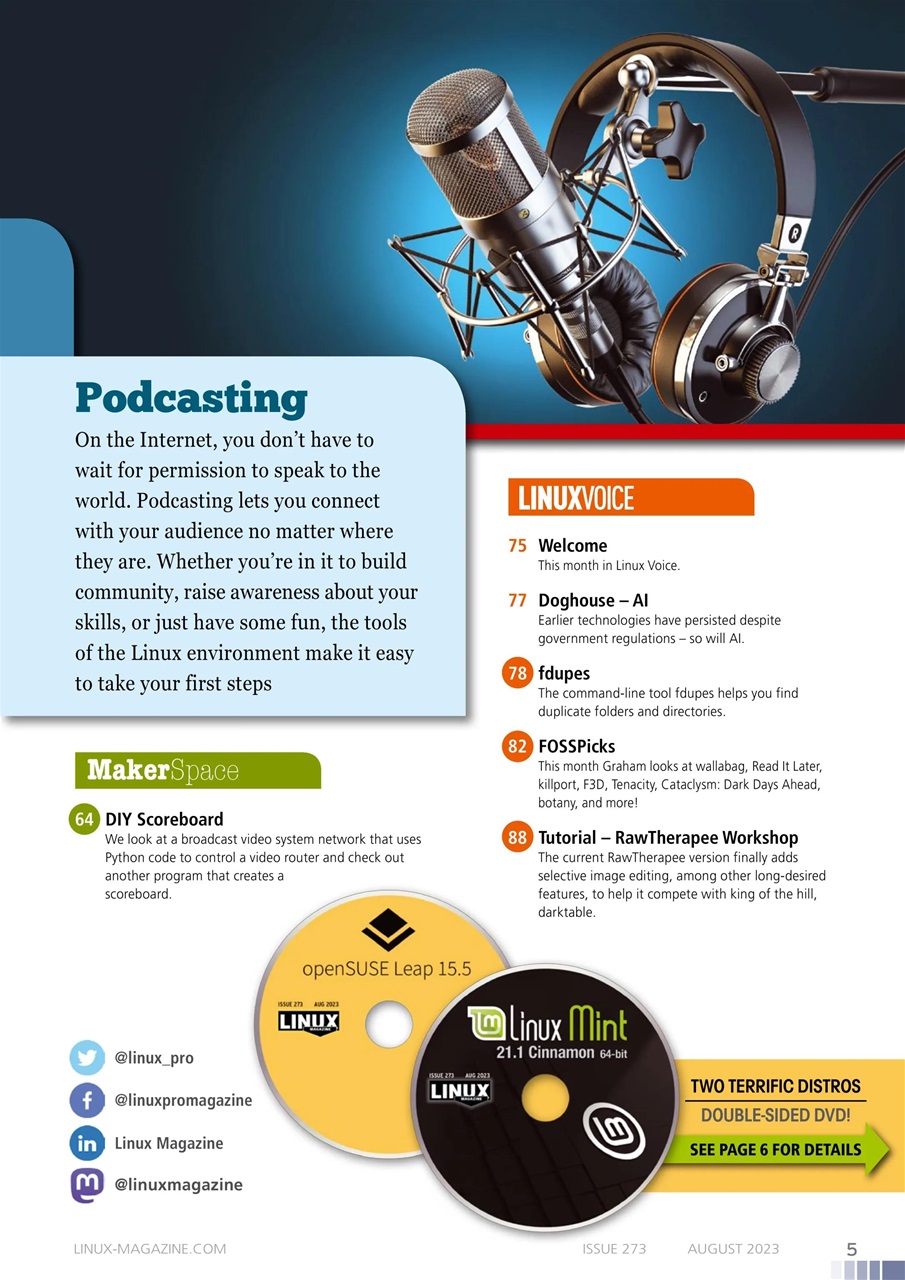 Linux Magazine Preview Pages