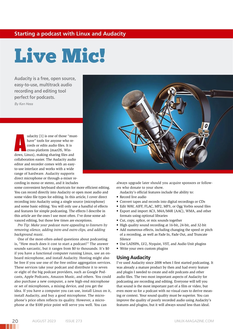 Linux Magazine Preview Pages