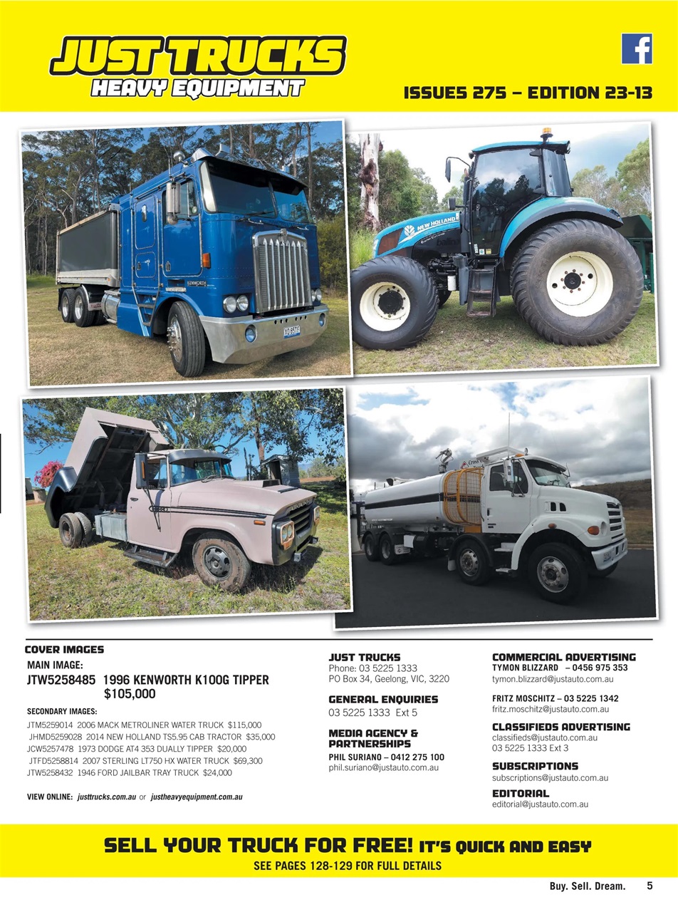 JUST TRUCKS Preview Pages