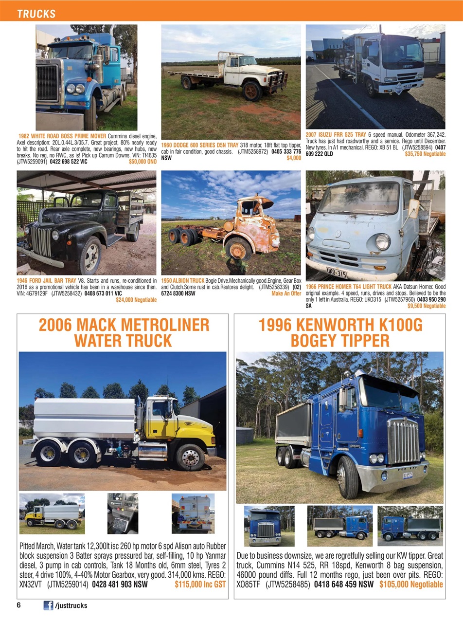JUST TRUCKS Preview Pages
