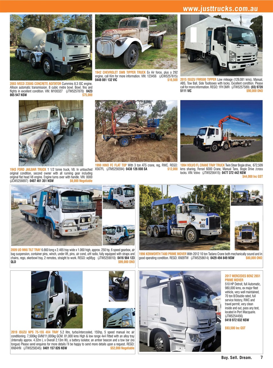 JUST TRUCKS Preview Pages